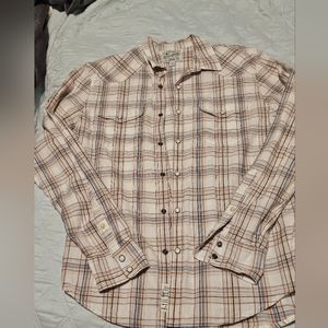 Lucky Brand Men's Snap Button Down